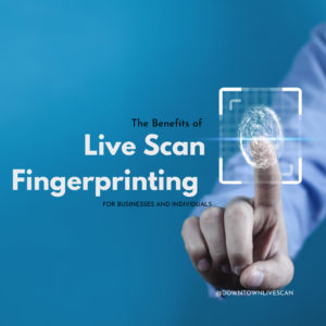Discover the efficiency of DOJ Live Scan in Los Angeles with Downtown Live Scan. Our electronic fingerprinting services offer speed and accuracy for FBI background checks, criminal history checks, and more. Unlock opportunities with the convenience of live scan service.